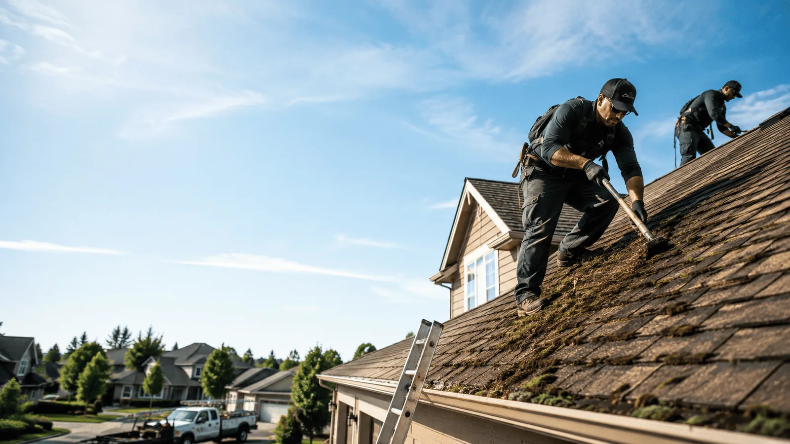 Roof Moss Removal in Collinsville, CT near me